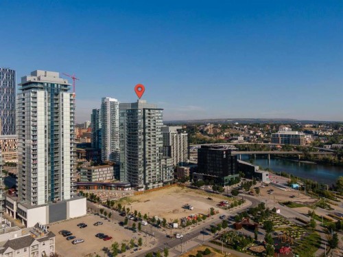 1107-615 6 Avenue Se, Calgary, AB - Outdoor With View