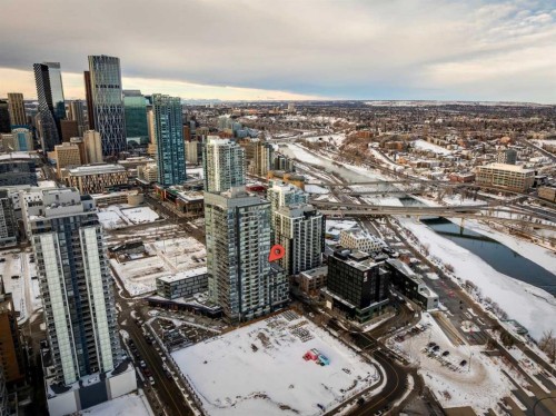 1107-615 6 Avenue Se, Calgary, AB - Outdoor With View