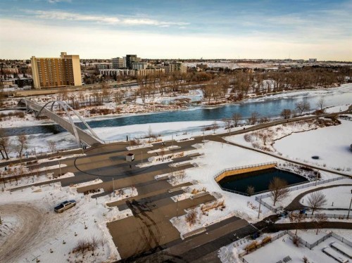 1107-615 6 Avenue Se, Calgary, AB - Outdoor With Body Of Water With View