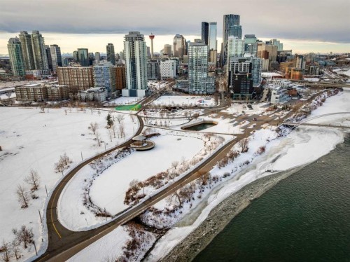 1107-615 6 Avenue Se, Calgary, AB - Outdoor With View