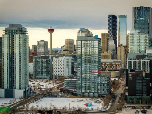 1107-615 6 Avenue Se, Calgary, AB - Outdoor With Facade