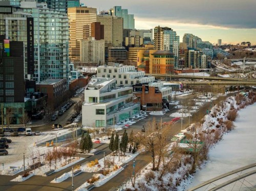 1107-615 6 Avenue Se, Calgary, AB - Outdoor With View