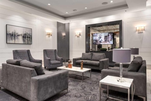 2208-930 6 Avenue Sw, Calgary, AB - Indoor Photo Showing Living Room