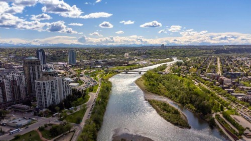 2208-930 6 Avenue Sw, Calgary, AB - Outdoor With View