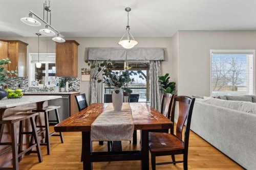 151 Willowbrook Drive Nw, Airdrie, AB - Indoor Photo Showing Dining Room