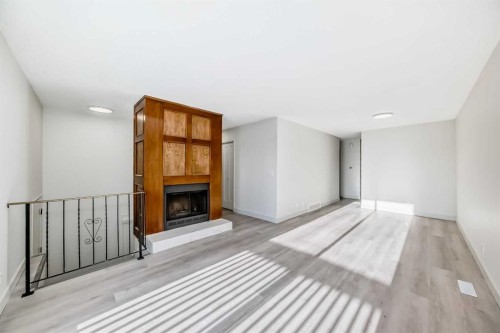 173 Castlebrook Way Ne, Calgary, AB - Indoor With Fireplace