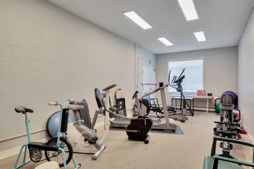 108-9449 19 Street Sw, Calgary, AB - Indoor Photo Showing Gym Room