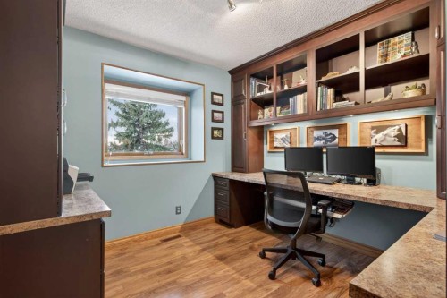 11 Sun Canyon Park Se, Calgary, AB - Indoor Photo Showing Office