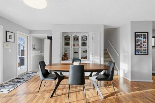 127 Queen Tamara Road Se, Calgary, AB - Indoor Photo Showing Dining Room