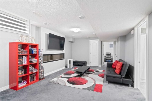 40 Cornerstone Avenue Ne, Calgary, AB - Indoor Photo Showing Living Room