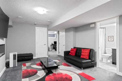 40 Cornerstone Avenue Ne, Calgary, AB - Indoor Photo Showing Living Room