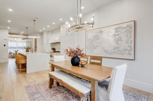2810 26 St, Calgary, AB - Indoor Photo Showing Dining Room