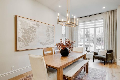 2810 26 St, Calgary, AB - Indoor Photo Showing Dining Room