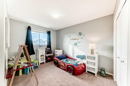 1809 Baywater Gardens Sw, Airdrie, AB - Indoor Photo Showing Bedroom