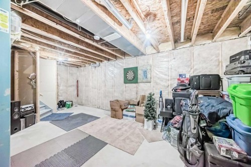 1809 Baywater Gardens Sw, Airdrie, AB - Indoor Photo Showing Basement