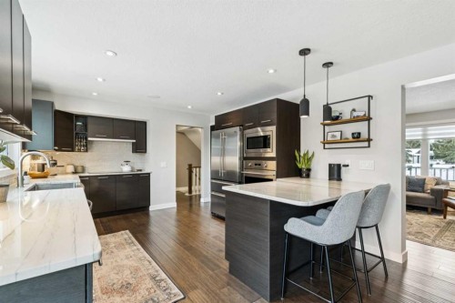 169 Braniff Crescent Sw, Calgary, AB - Indoor Photo Showing Kitchen With Upgraded Kitchen