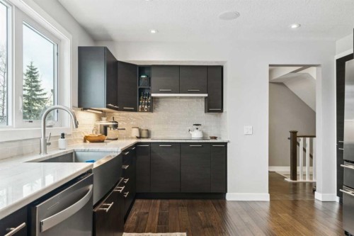 169 Braniff Crescent Sw, Calgary, AB - Indoor Photo Showing Kitchen With Upgraded Kitchen