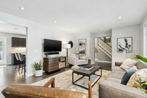169 Braniff Crescent Sw, Calgary, AB - Indoor Photo Showing Living Room