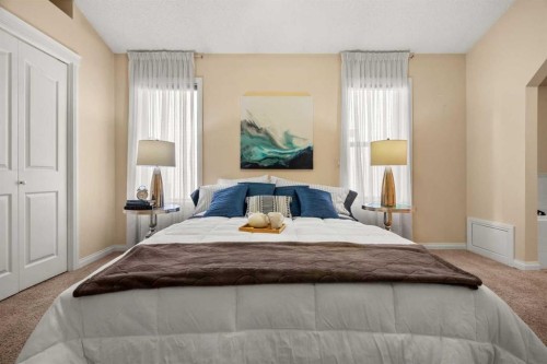 154 Bridlecreek Park Sw, Calgary, AB - Indoor Photo Showing Bedroom