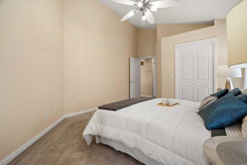 154 Bridlecreek Park Sw, Calgary, AB - Indoor Photo Showing Bedroom