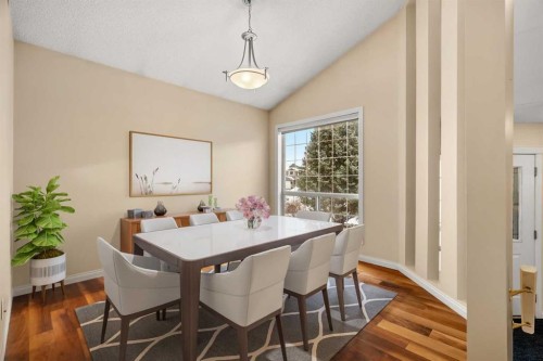 154 Bridlecreek Park Sw, Calgary, AB - Indoor Photo Showing Dining Room