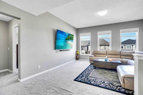 76 Cityscape Grove Ne, Calgary, AB - Indoor Photo Showing Living Room
