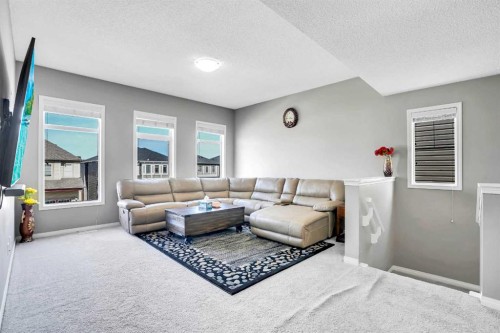 76 Cityscape Grove Ne, Calgary, AB - Indoor Photo Showing Living Room