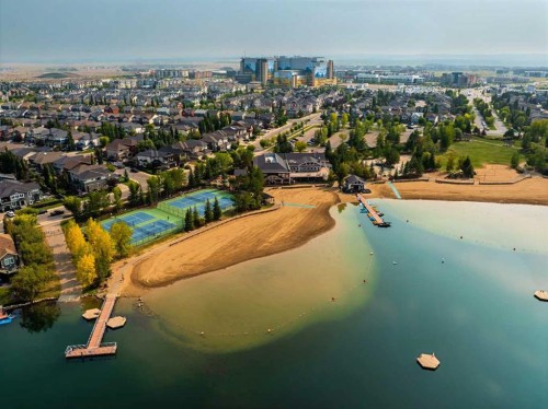 305-28 Auburn Bay Link Se, Calgary, AB - Outdoor With Body Of Water With View