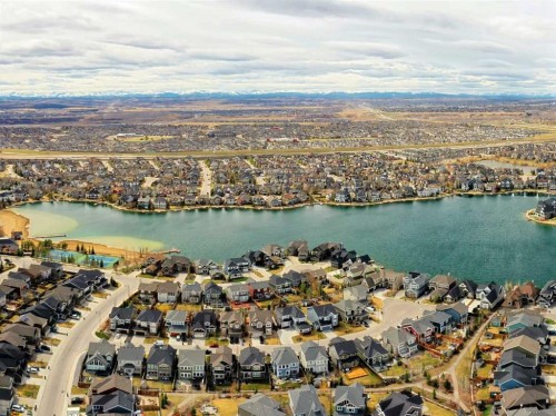 305-28 Auburn Bay Link Se, Calgary, AB - Outdoor With Body Of Water With View