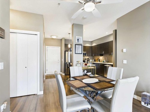 305-28 Auburn Bay Link Se, Calgary, AB - Indoor Photo Showing Dining Room