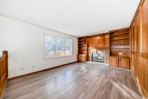 266 Edgepark Way Nw, Calgary, AB - Indoor With Fireplace