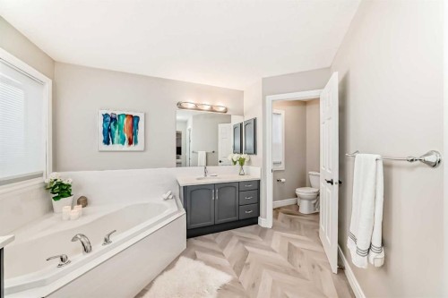 335 Morningside Crescent Sw, Airdrie, AB - Indoor Photo Showing Bathroom