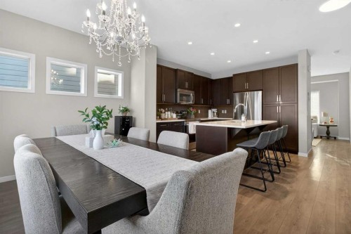 146 Marquis Common Se, Calgary, AB - Indoor Photo Showing Dining Room