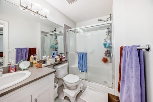1703 Jumping Pound Common, Cochrane, AB - Indoor Photo Showing Bathroom