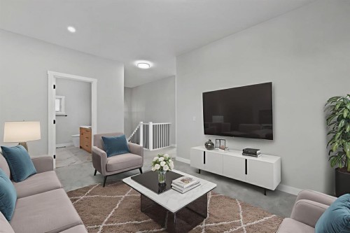 78 Vincent Crescent, Olds, AB - Indoor Photo Showing Living Room