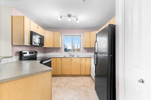 1202-16969 24 Street Sw, Calgary, AB - Indoor Photo Showing Kitchen With Double Sink