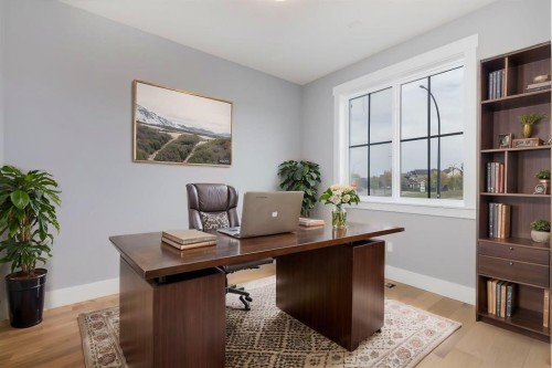 1209 Coopers Drive Sw, Airdrie, AB - Indoor Photo Showing Office