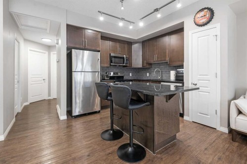 169 Auburn Meadows Walk Se, Calgary, AB - Indoor Photo Showing Kitchen With Stainless Steel Kitchen