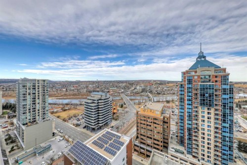 2404-930 6 Avenue Sw, Calgary, AB - Outdoor With View