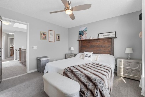 141 Auburn Crest Green Se, Calgary, AB - Indoor Photo Showing Bedroom