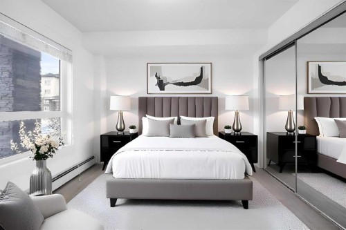 4108-240 Skyview Ranch Road Ne, Calgary, AB - Indoor Photo Showing Bedroom