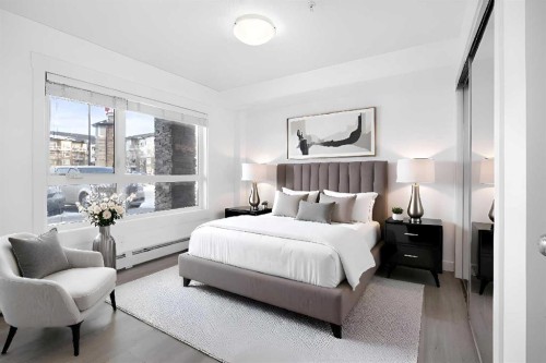 4108-240 Skyview Ranch Road Ne, Calgary, AB - Indoor Photo Showing Bedroom