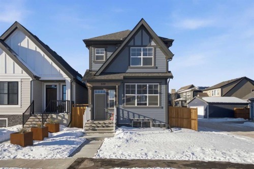 249 Masters Avenue Se, Calgary, AB - Outdoor With Facade