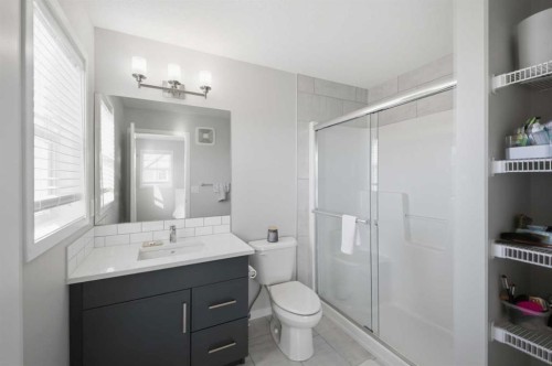 249 Masters Avenue Se, Calgary, AB - Indoor Photo Showing Bathroom