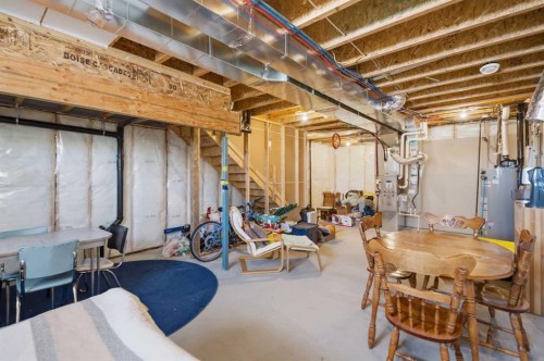 249 Masters Avenue Se, Calgary, AB - Indoor Photo Showing Basement
