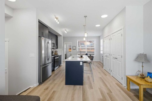 249 Masters Avenue Se, Calgary, AB - Indoor Photo Showing Kitchen