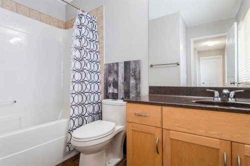 461 Boulder Creek Way Se, Langdon, AB - Indoor Photo Showing Bathroom