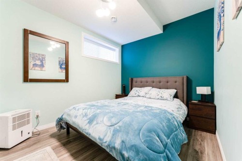 461 Boulder Creek Way Se, Langdon, AB - Indoor Photo Showing Bedroom