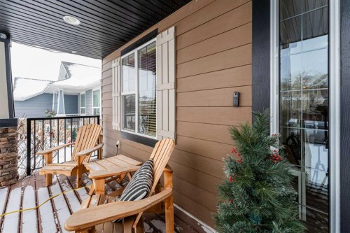 461 Boulder Creek Way Se, Langdon, AB - Outdoor With Deck Patio Veranda With Exterior