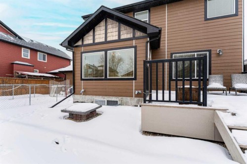 461 Boulder Creek Way Se, Langdon, AB - Outdoor With Deck Patio Veranda With Exterior
